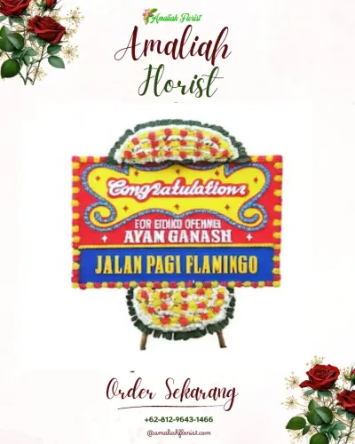 Bunga Papan Congratulation di Sumurpanggang